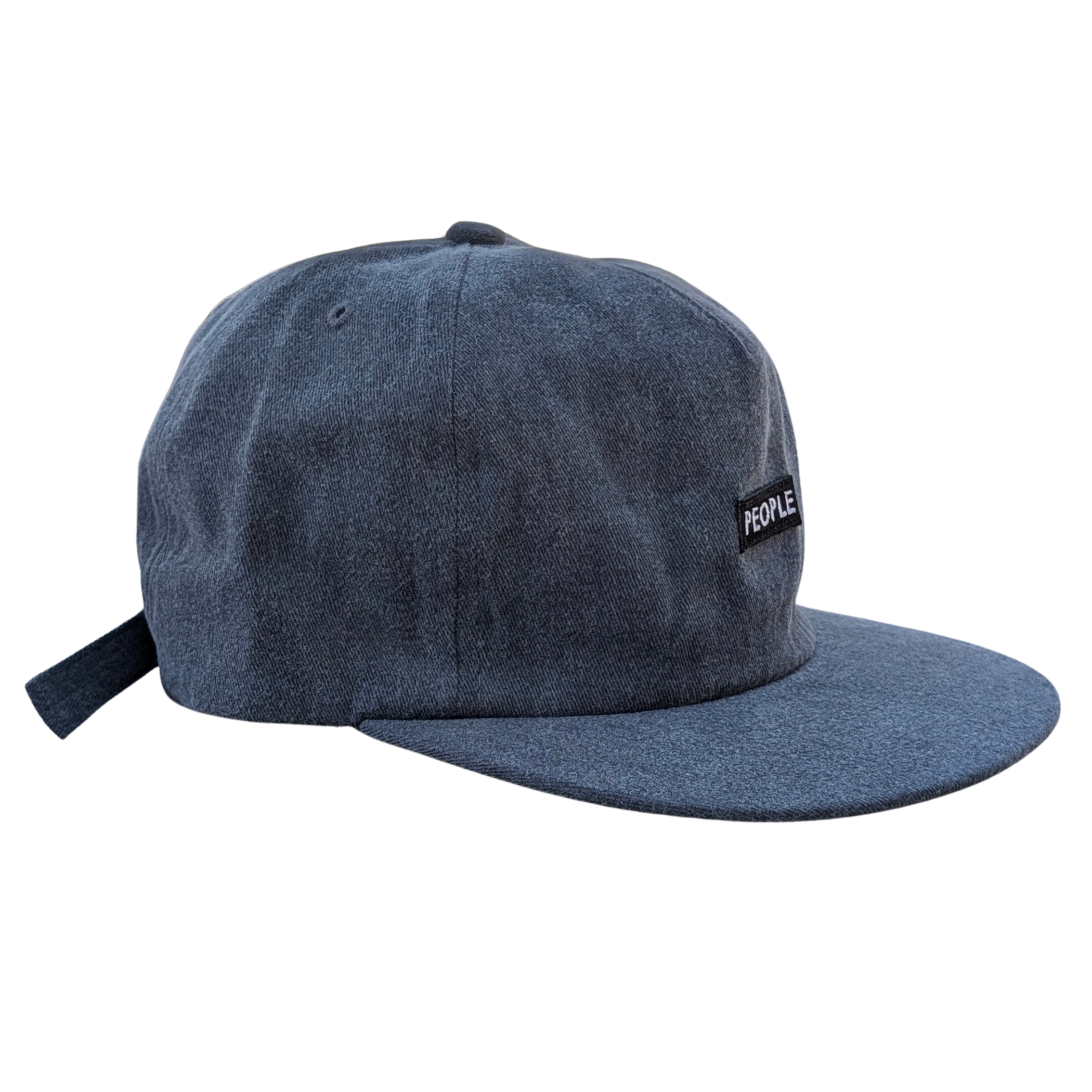 People Small Quad Logo Strapback Hat - People Skate and Snowboard