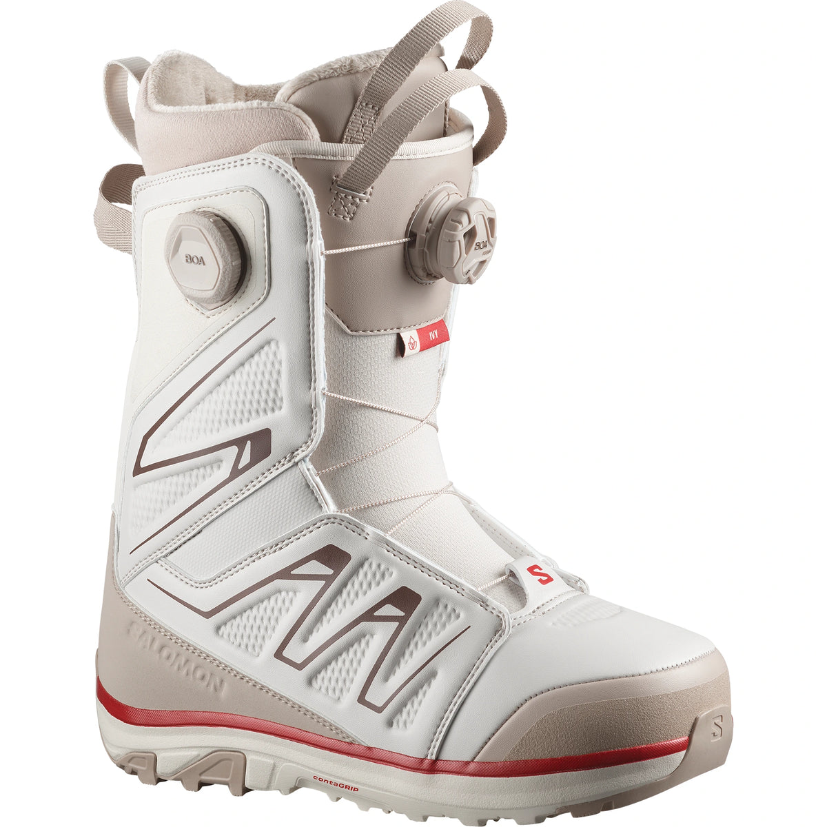 Salomon Ivy BOA SJ BOA women’s snowboard boots in Almond Milk