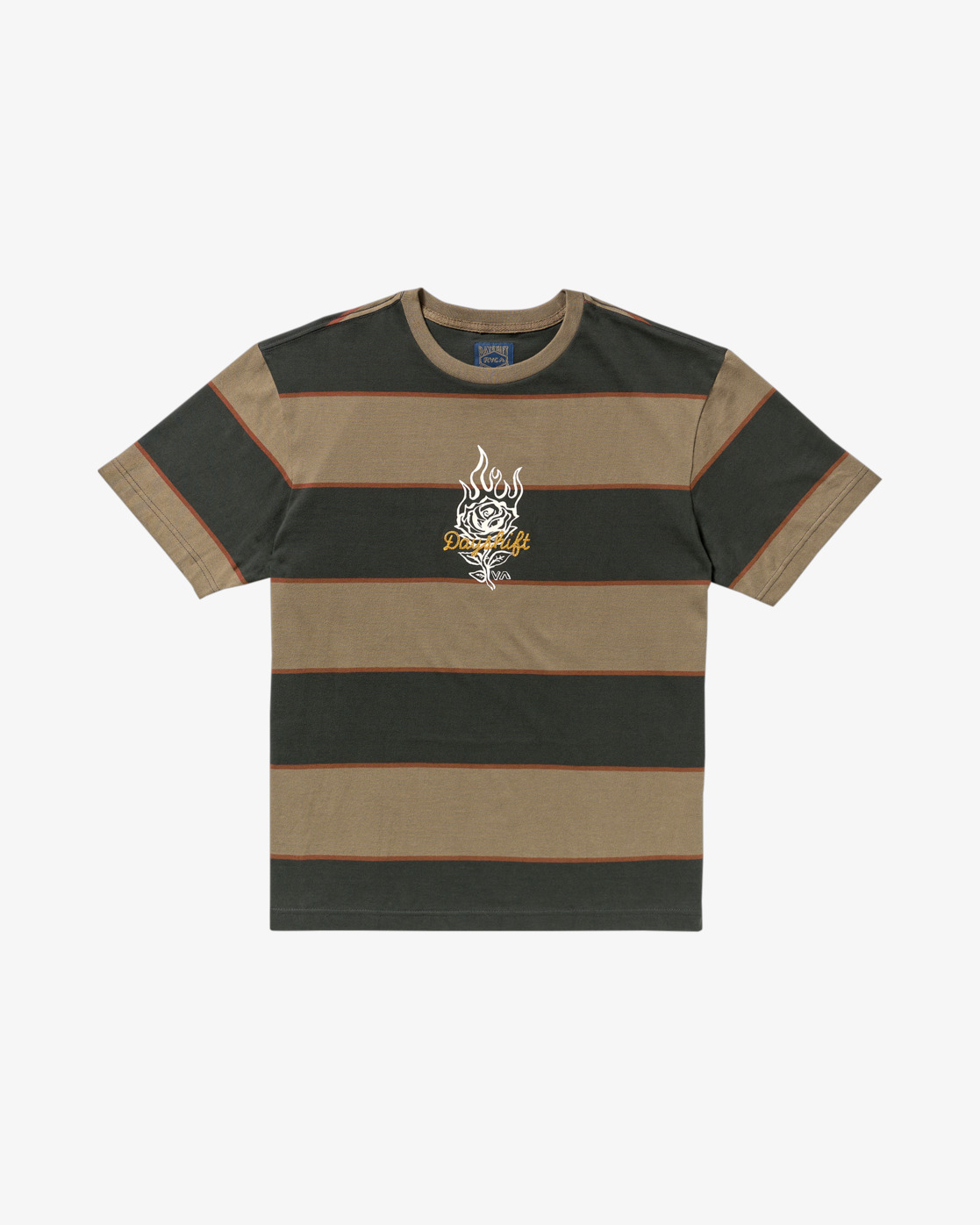 RVCA KSL Stripe Short Sleeve Tee - People Skate and Snowboard