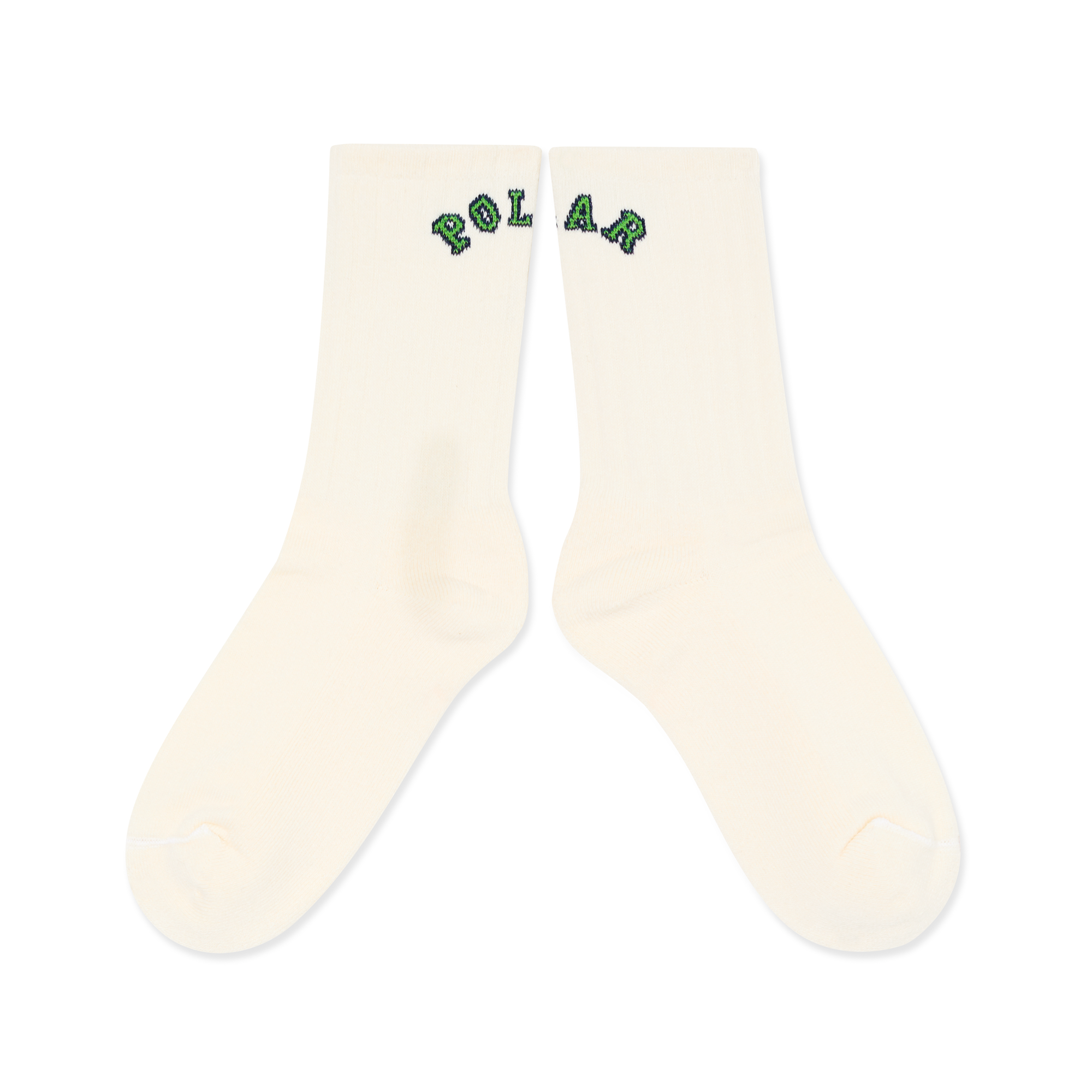 Polar Skate Co. College Logo Large Rib Socks - People Skate and Snowboard