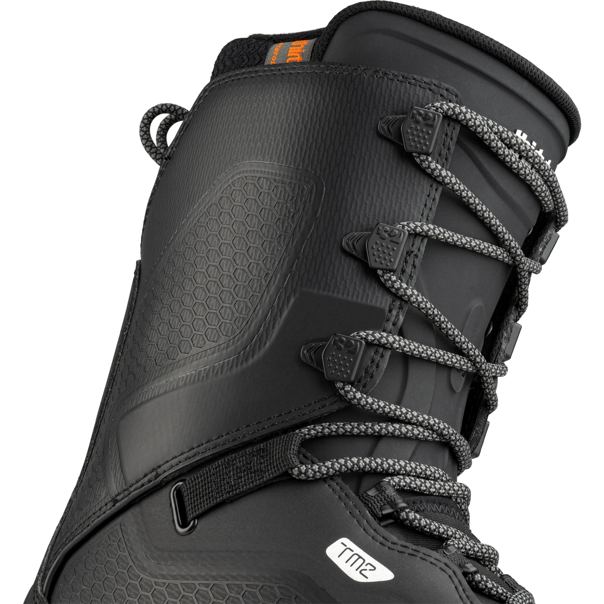 ThirtyTwo TM-2 snowboard boots in black, side view