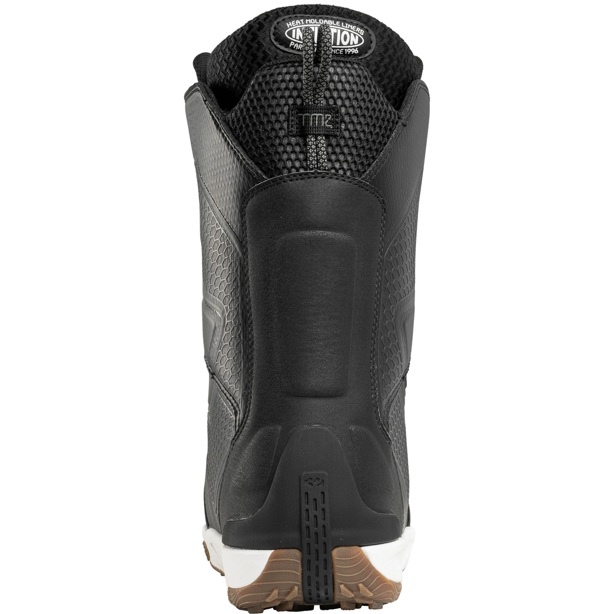 ThirtyTwo TM-2 black snowboard boots, men's hardgoods, side view