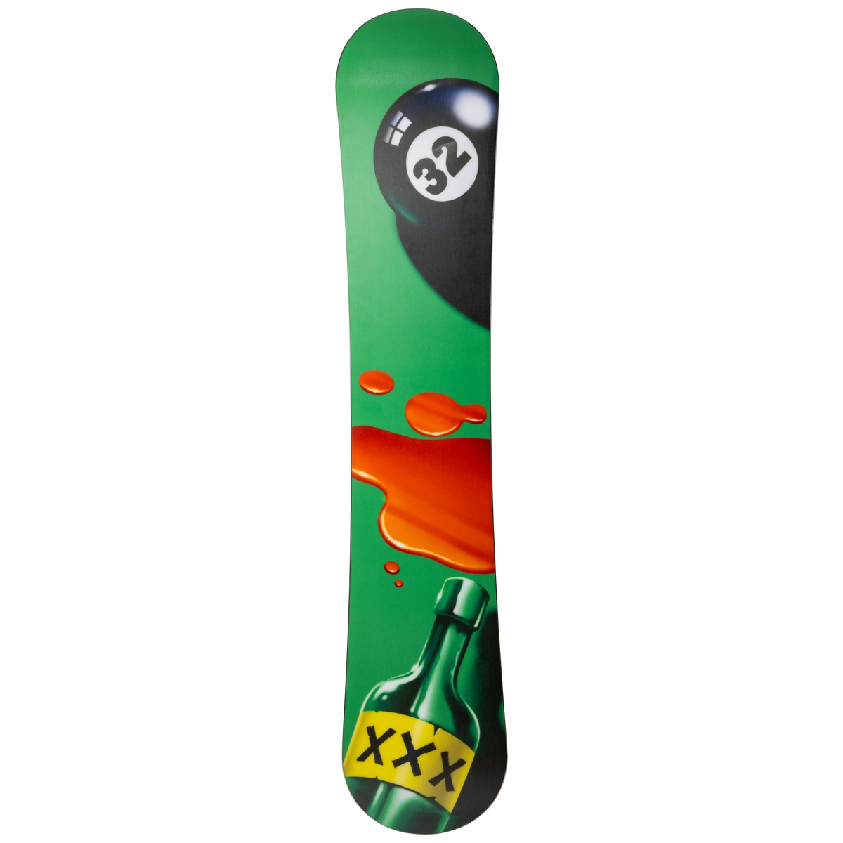 ThirtyTwo XXX Fava Pro snowboard view 4, men's hardgoods board with bold graphic design