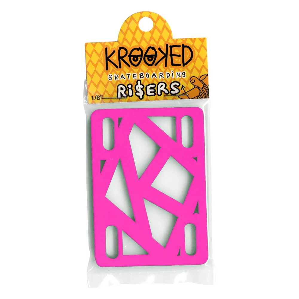 Krooked 1/8" Riser Pads Set of 2 - People Skate and Snowboard
