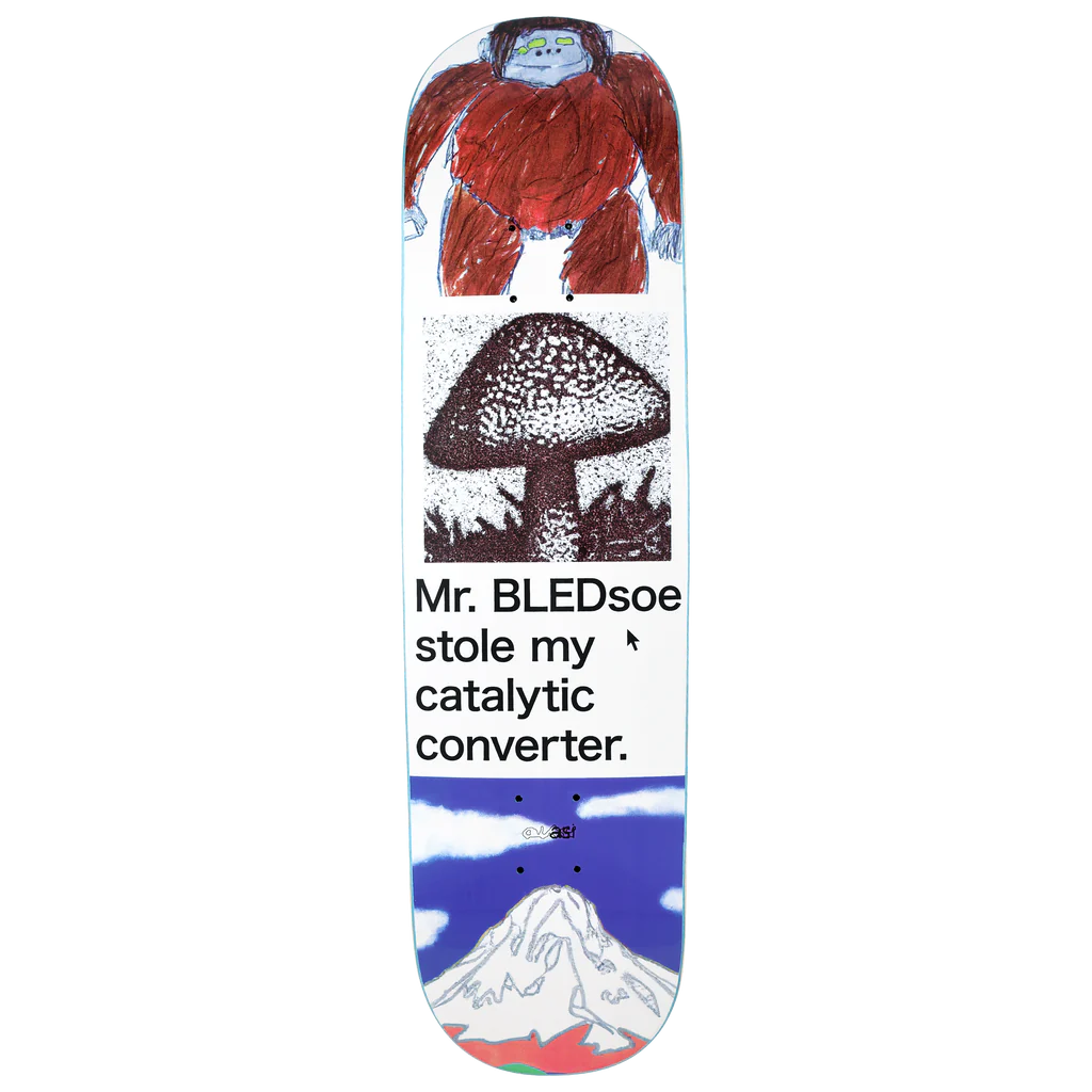 Quasi Tyler Bledsoe Oregon Trail 8.25 Skate Deck - People Skate and Snowboard