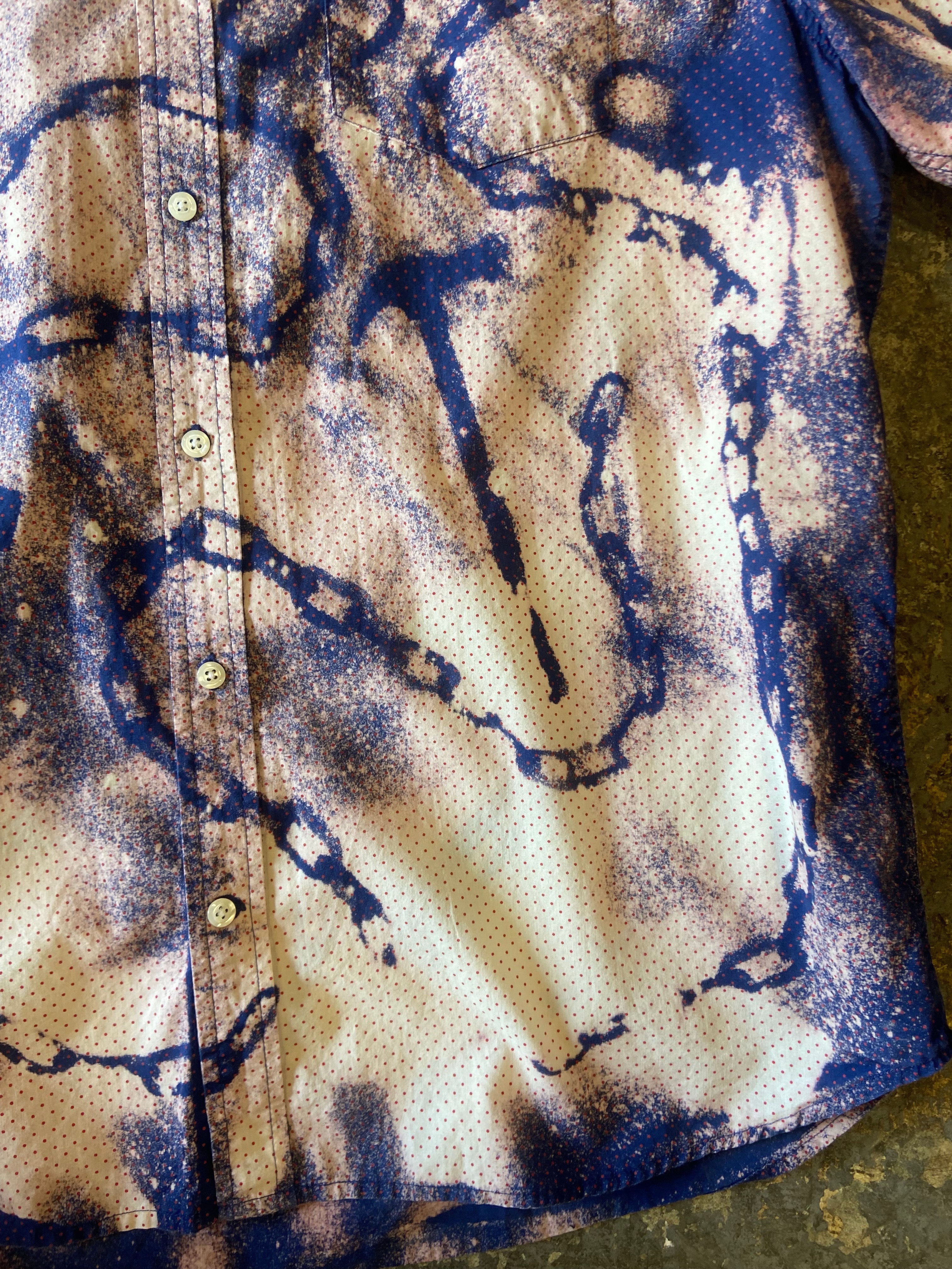 Altered Mood Scales Short Sleeve Button Up Xlarge - People Skate and Snowboard