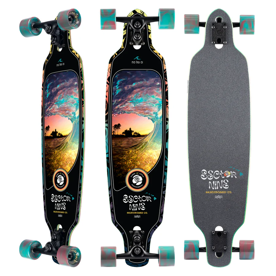 Sector 9 Fractal Shave Ice Complete - People Skate and Snowboard