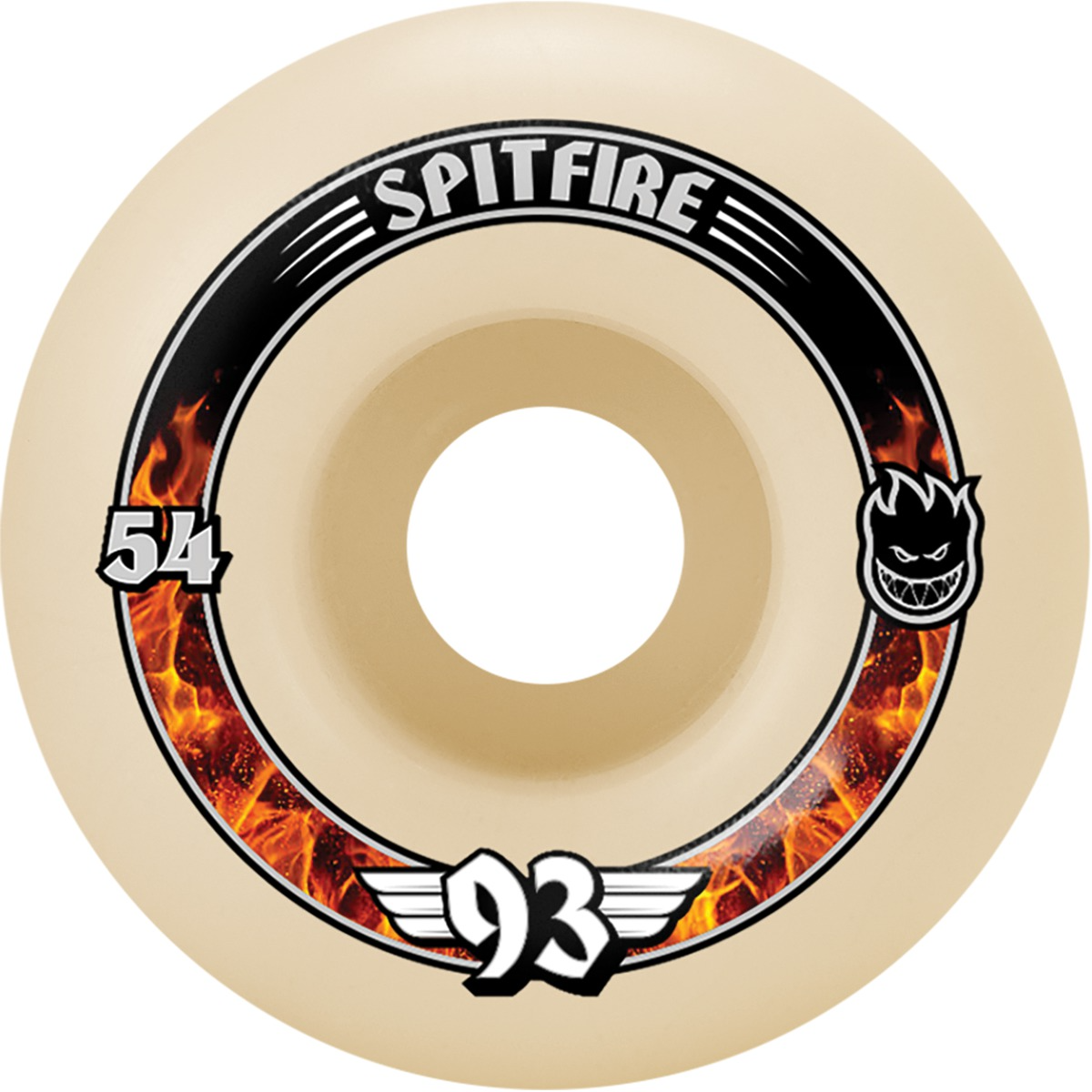 Spitfire Formula Four Radial 93a 54mm Skateboard Wheels - People Skate and Snowboard