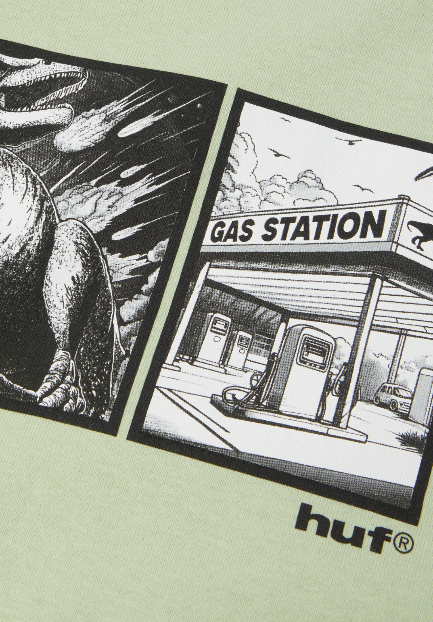 Huf Fossil Fuel T-shirt - People Skate and Snowboard
