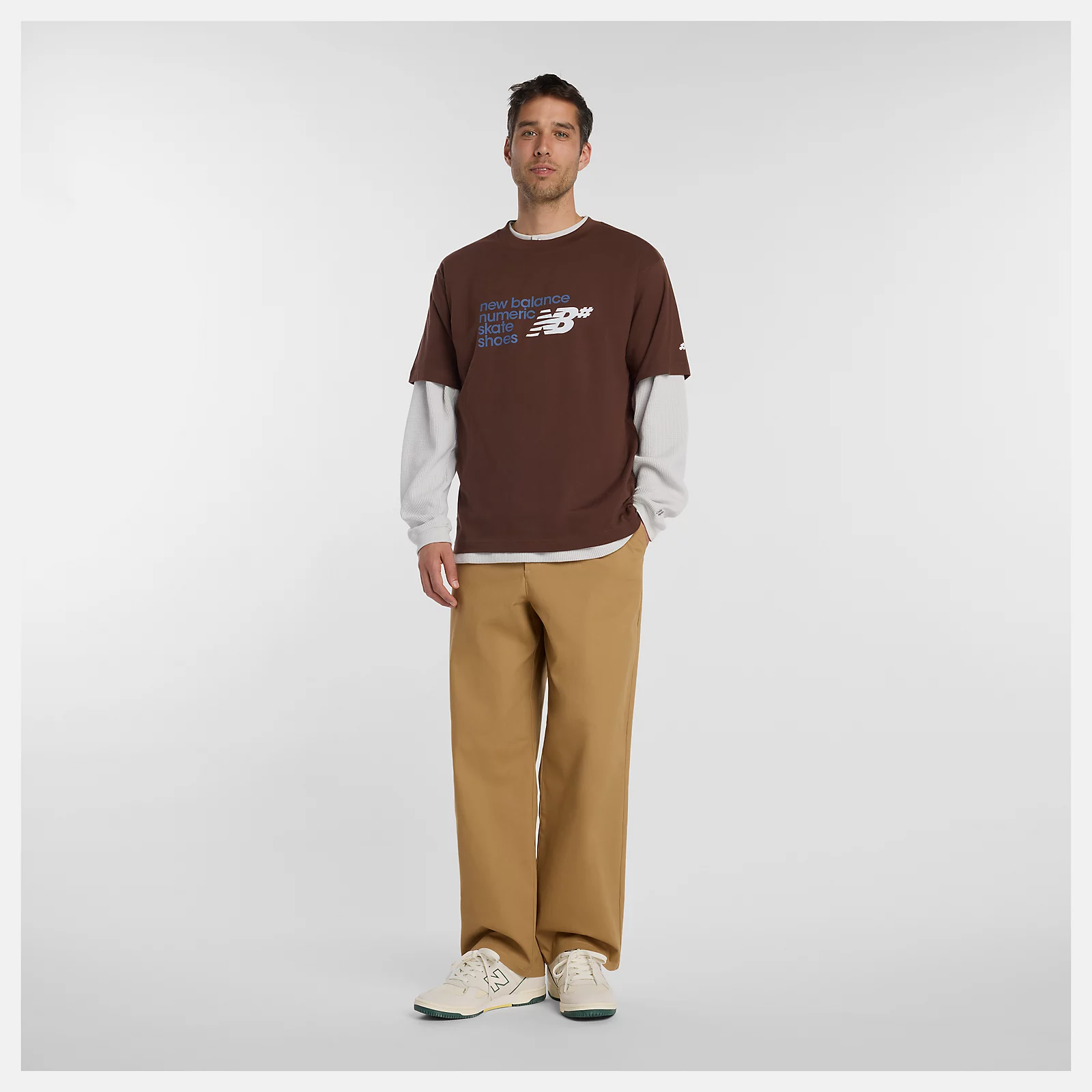 New Balance Numeric Stacked Graphic Tee - People Skate and Snowboard