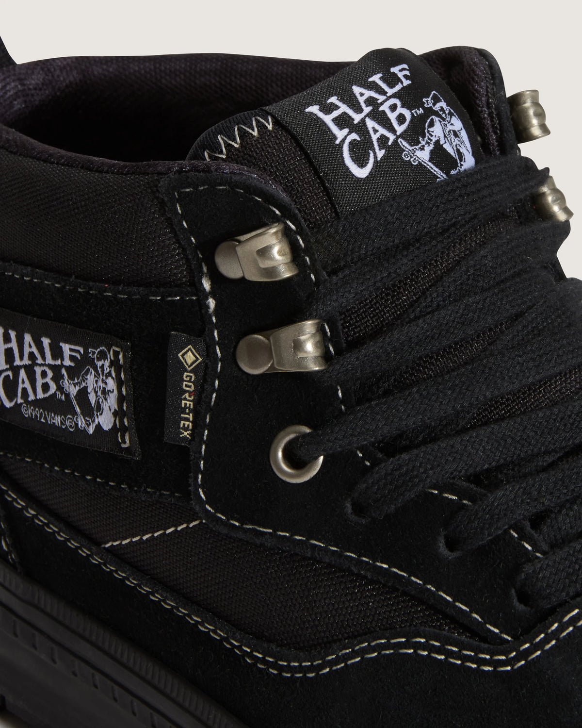Vans Half Cab GORE-TEX insulated shoes in black and black, side view