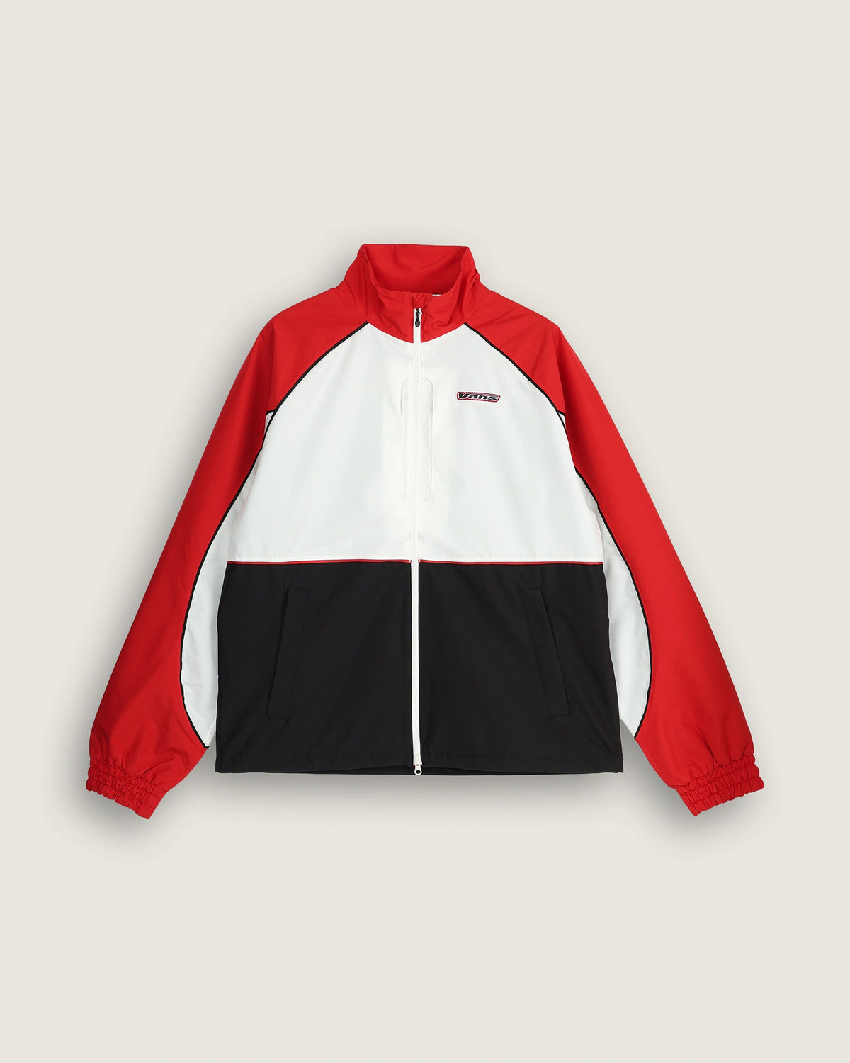 vans kingvale 2l shell jacket racing red front