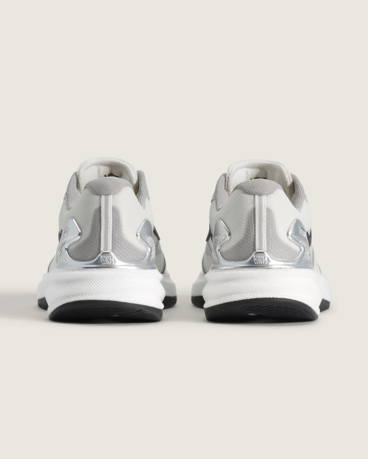 vans premium ave rapid silver white heels