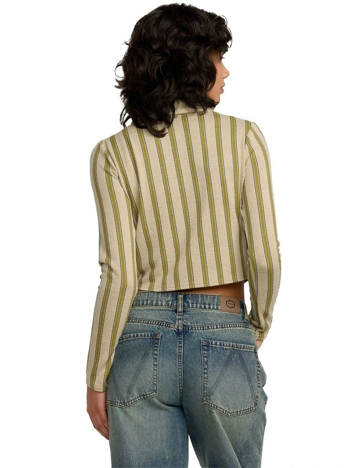 RVCA Womens Willow Long Sleeve Crop Top - People Skate and Snowboard