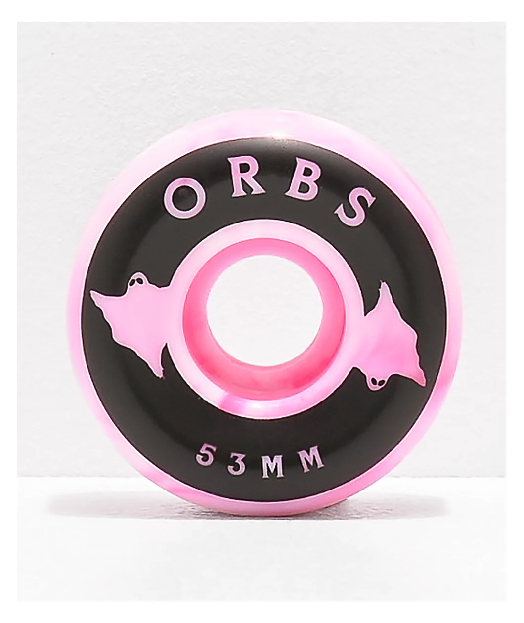 Orbs Specters Pink Swirl 99a 53mm Skateboard Wheels - People Skate and Snowboard