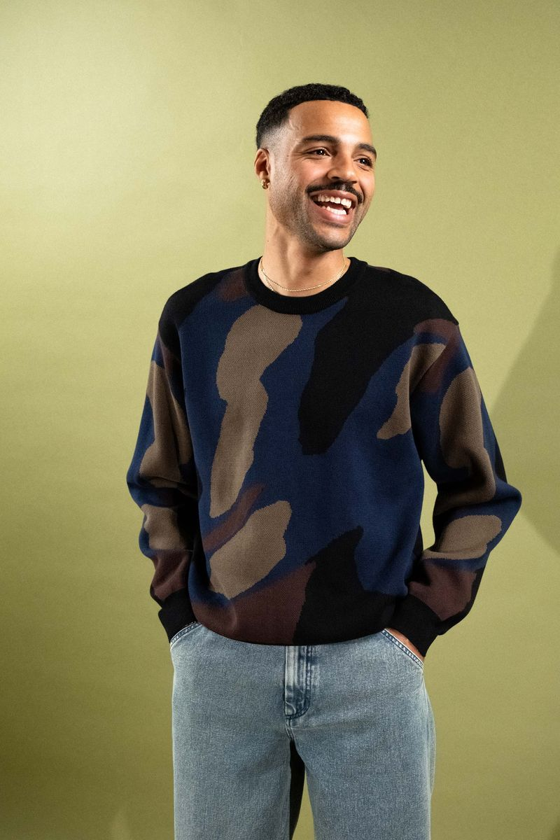 Quasi Raymond Heavyweight Jacquard Knit Sweater - People Skate and Snowboard