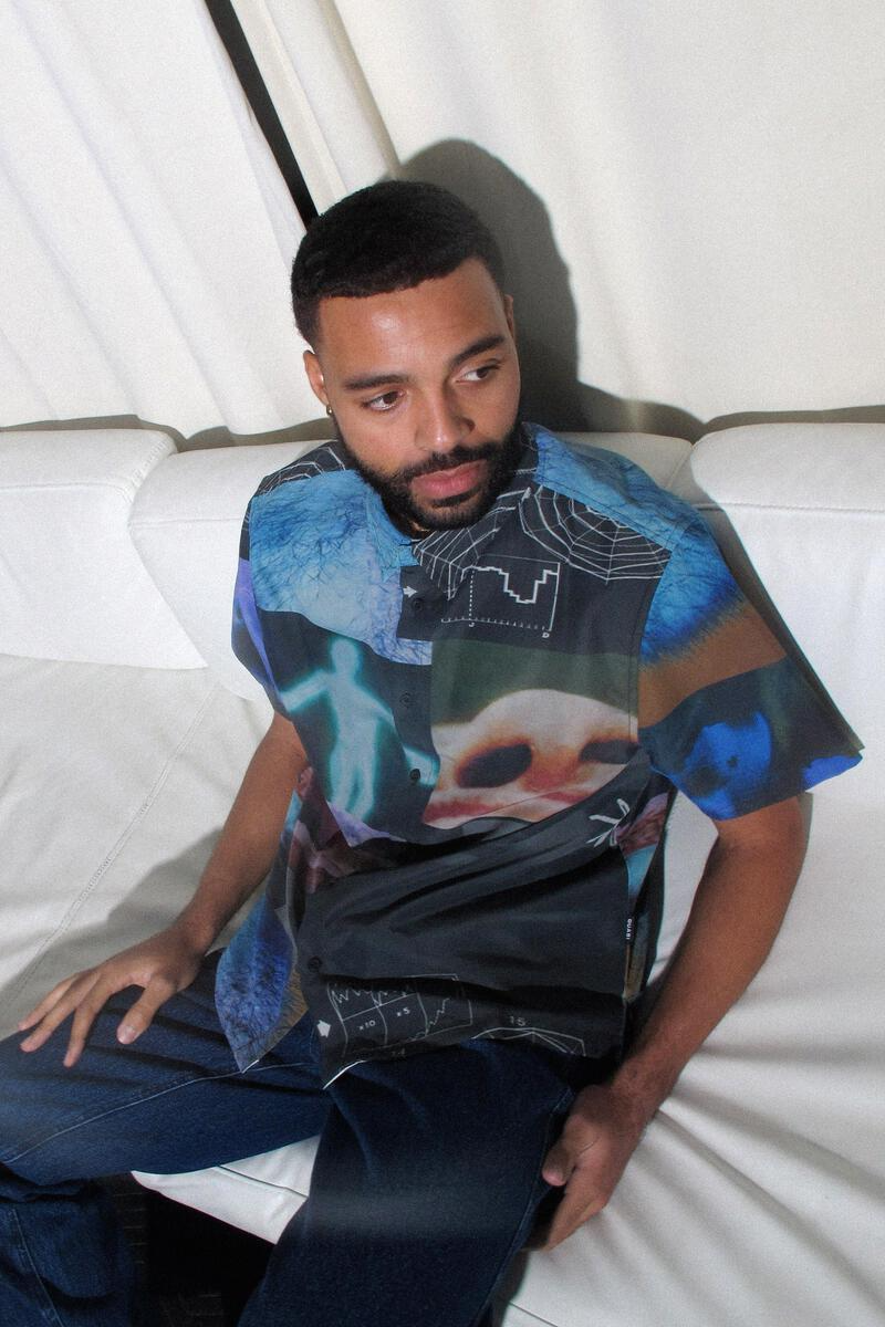 Quasi Skateboards Dementia Short Sleeve Button Up Shirt size large - People Skate and Snowboard