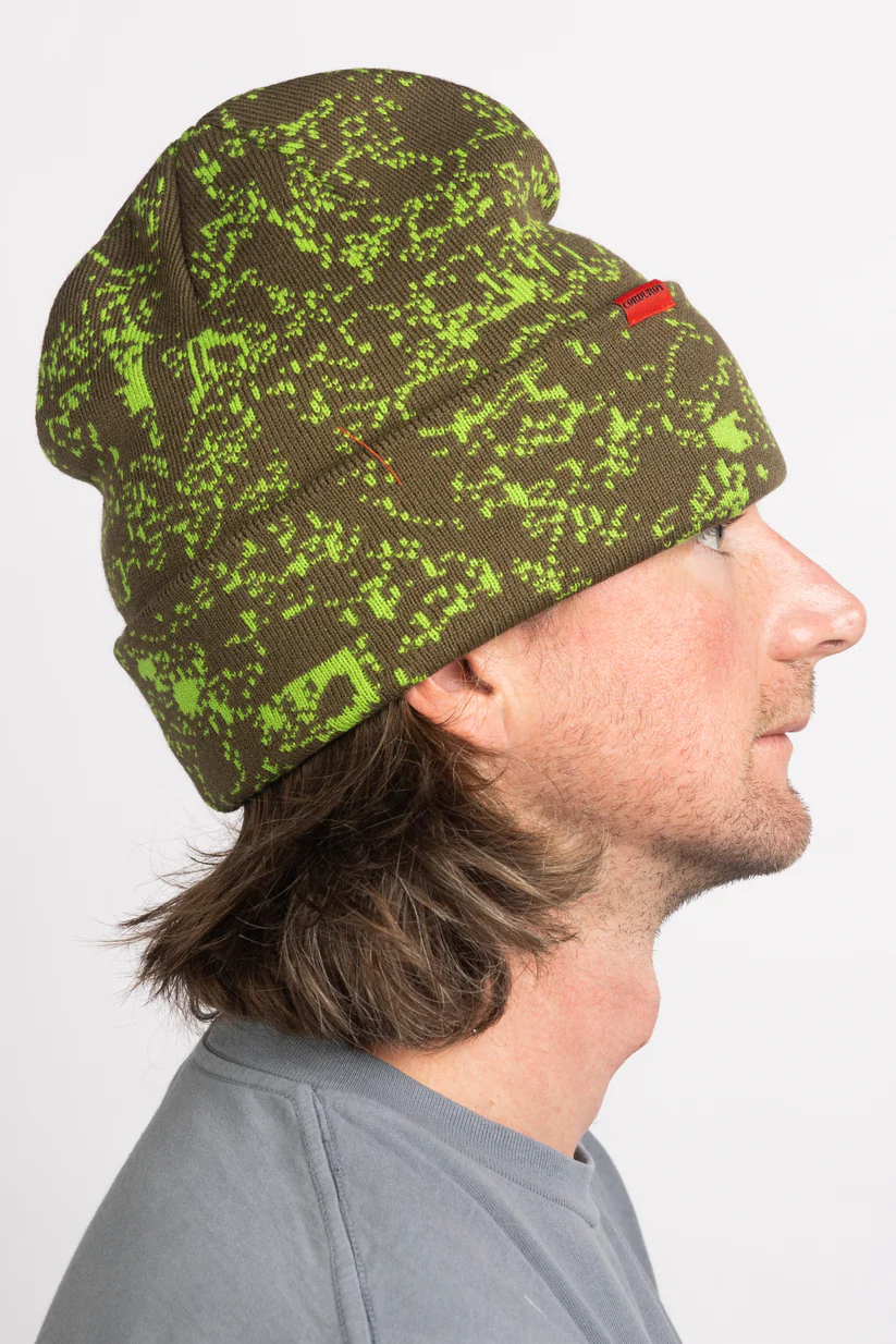 Corduroy Cell Camo Beanie - People Skate and Snowboard