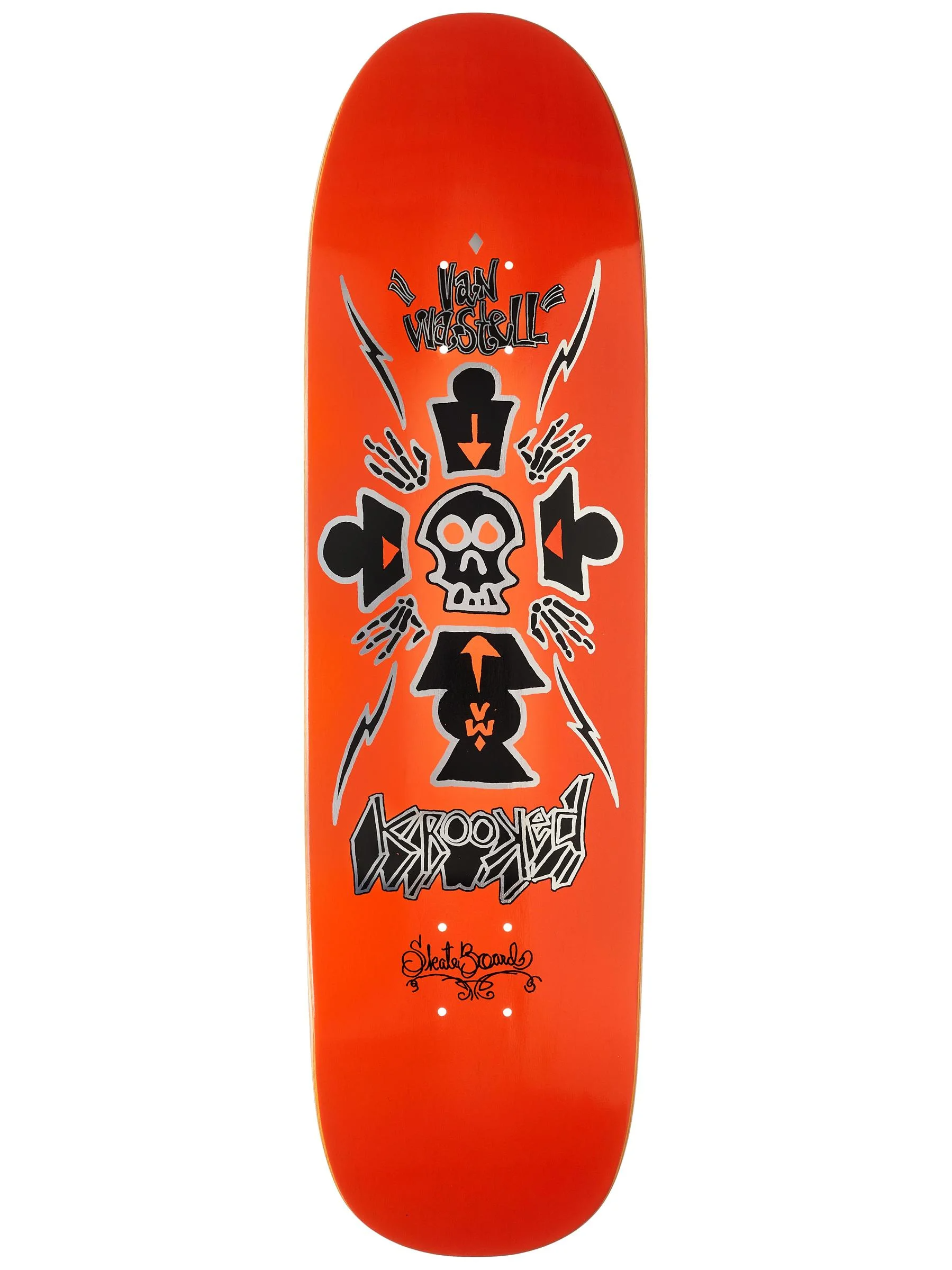 Krooked Van Wastell Redux Shaped Skate Deck 8.6" x 31.8" - People Skate and Snowboard