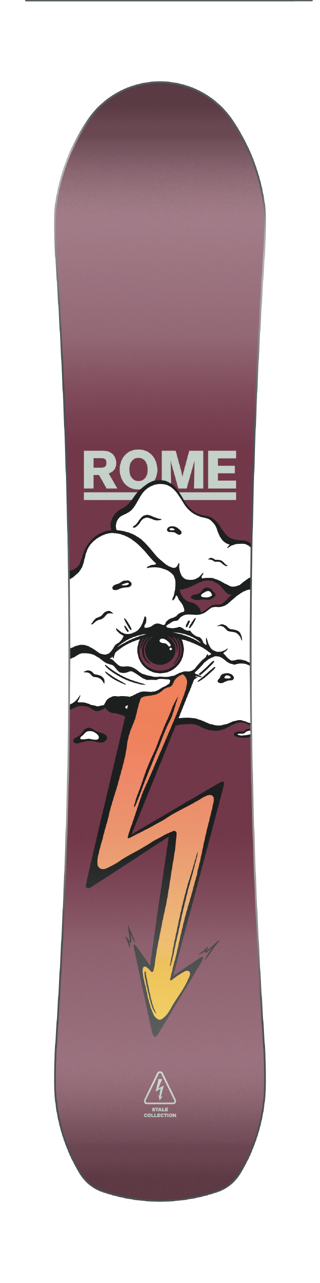 Rome Stale Crewzer Snowboard 2026 - People Skate and Snowboard