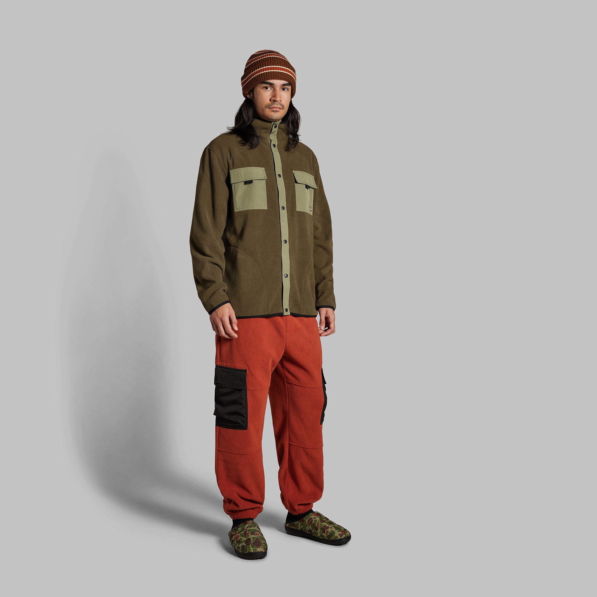 Autumn Scout Fleece size large - People Skate and Snowboard