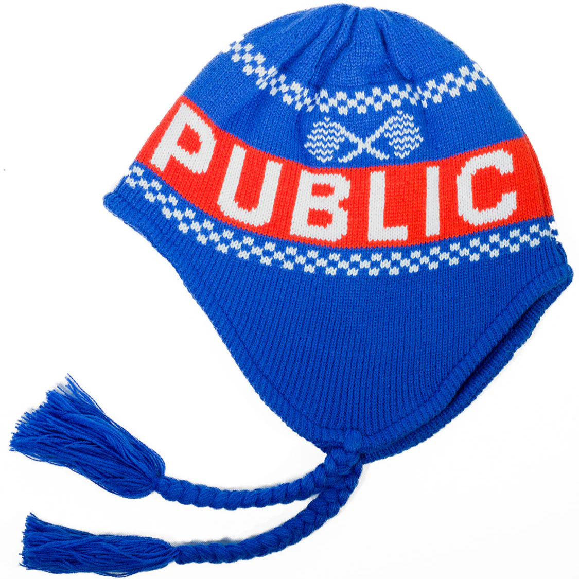 Public Snowboards Racer Ear Flap Beanie - People Skate and Snowboard