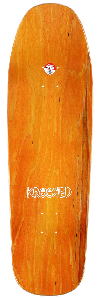 Krooked Sandoval Cluster Shaped Wheel Well Cruiser Deck 9.81 - People Skate and Snowboard