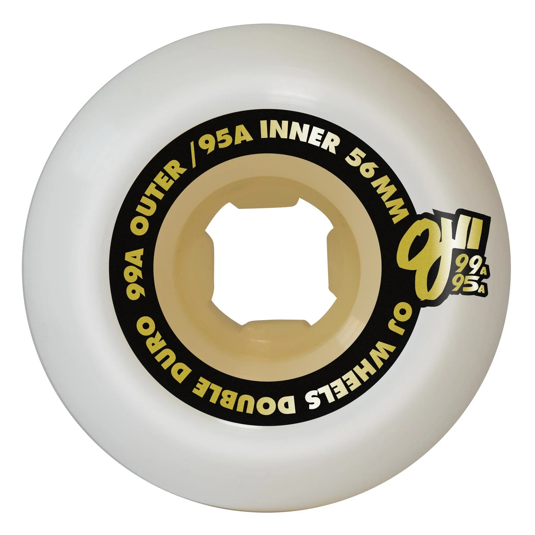 OJ Wheels Double Duro Chubbies 99a/95a Wheels 53mm - People Skate and Snowboard