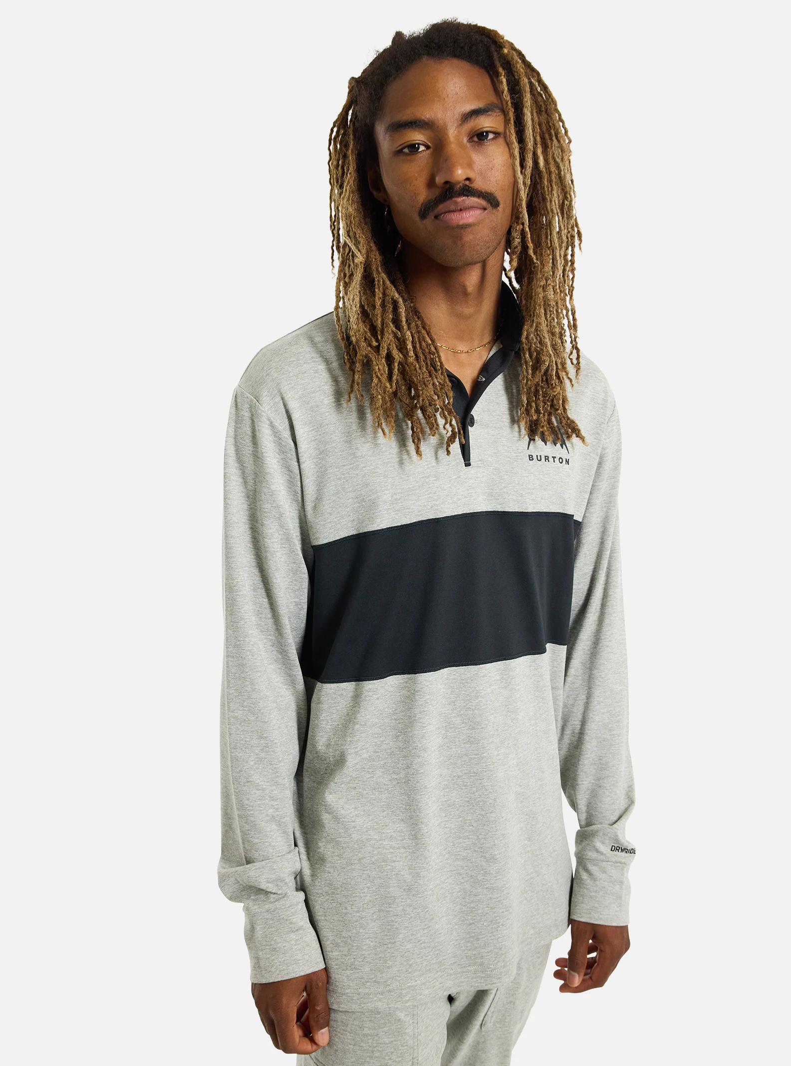 Burton Midweight Base Layer Rugby Shirt - People Skate and Snowboard