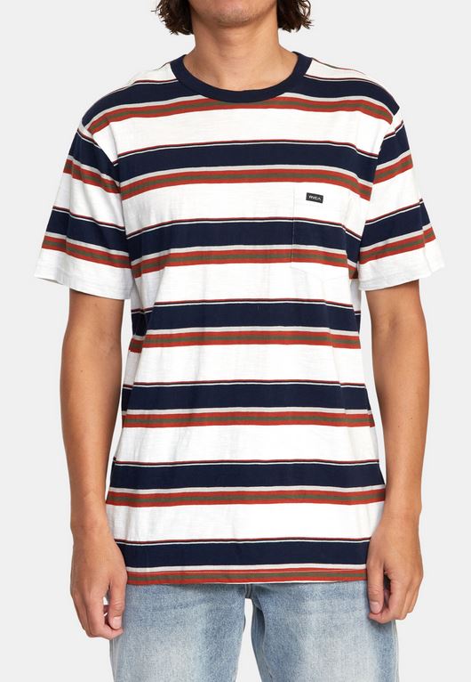 RVCA Dreamless Stripe Pocket Tee - People Skate and Snowboard