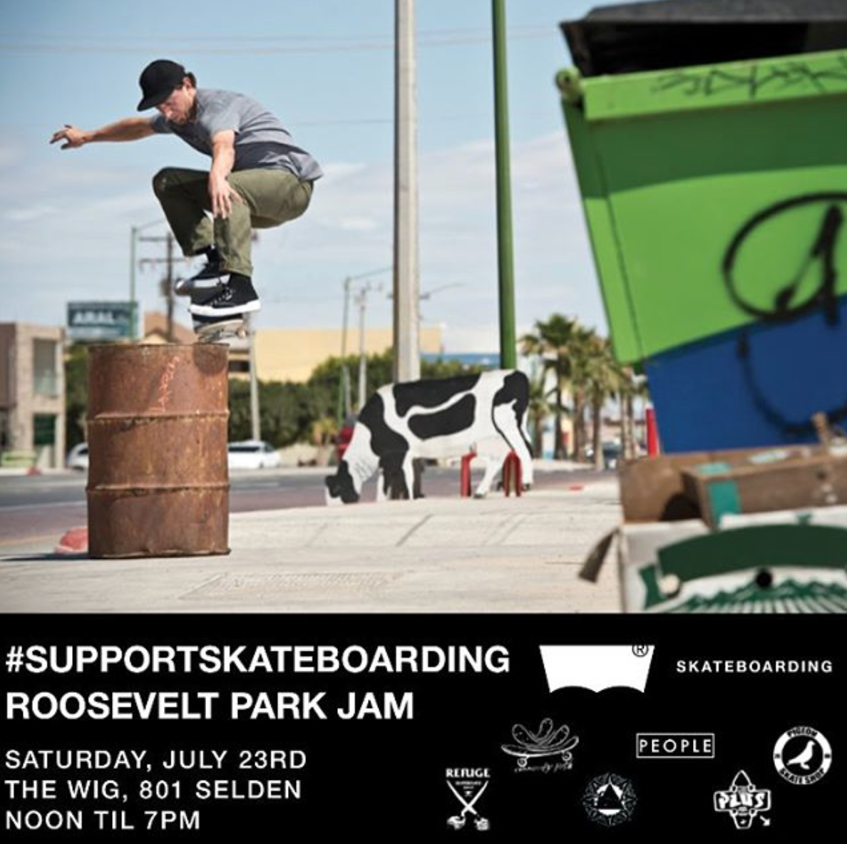 Community Push x Levi's Skateboarding Roosevelt Skatepark Collaboration