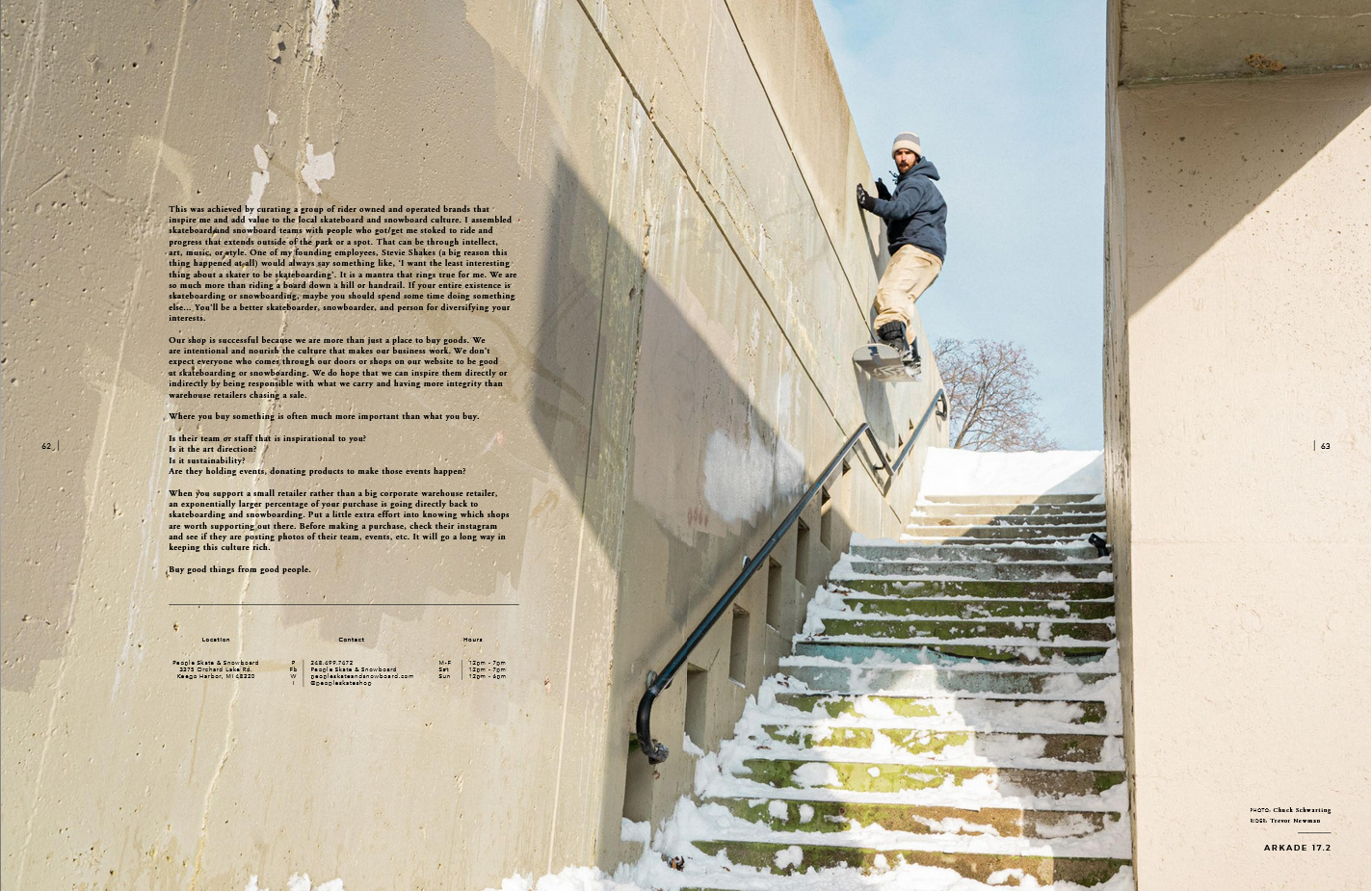 Trevor Newman front 50 creeper rail