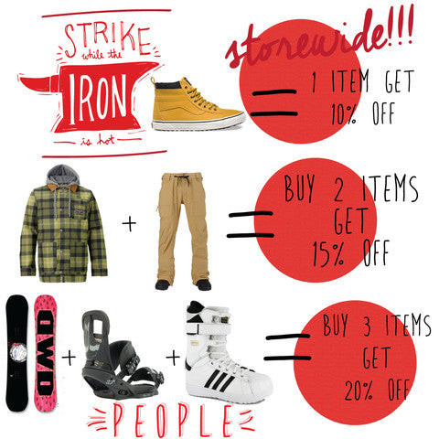 Strike While The Iron Is Hot Sale