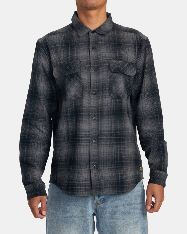 RVCA Dayshift Flannel Shirt - People Skate and Snowboard