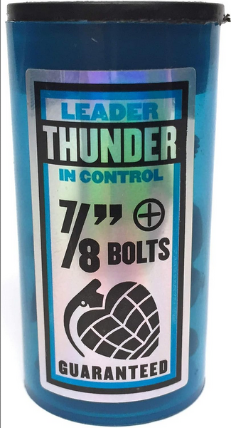 Thunder Trucks 7/8 Skateboard-Hardware – 8 Blaue Schrauben + Muttern Für Achsmontage