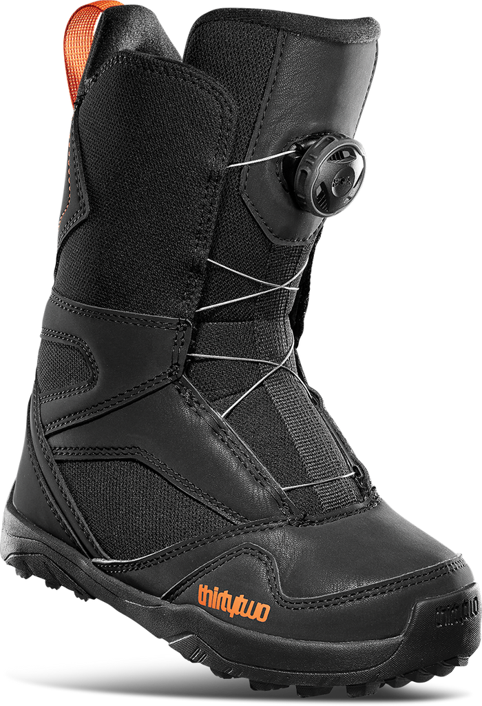 Thirtytwo Kids Boa Boots in Black and Orange size 1 - People Skate and Snowboard