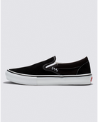 Vans Skate Slip-On Black/White Shoes - People Skate and Snowboard
