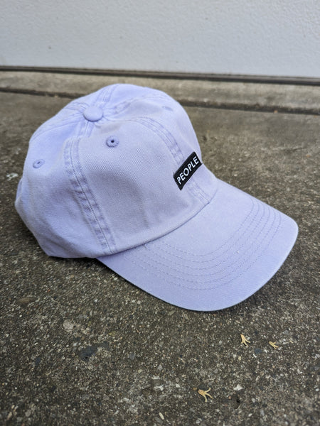People Bar Logo Pigment Dad Hat - People Skate and Snowboard