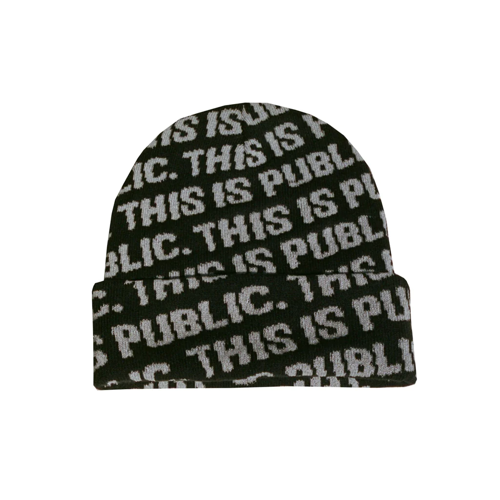Public This Is Public Beanie - People Skate and Snowboard