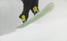 Bataleon Blaster AW FASE snowboard bindings for men in neon yellow, showcasing a durable and vibrant design for winter snowboarding.