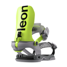 Bataleon 2027 Blaster AW FASE snowboard bindings for men in neon yellow, showcasing their sturdy design and vibrant color.