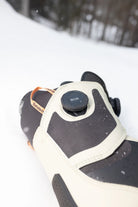 Bataleon Women's Rave Double BOA Snowboard Boots in Sandstorm, featuring a stylish design and secure fit for winter snowboarding.