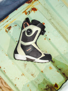 Bataleon Women's Rave Double BOA snowboard boots in Sandstorm color, showcasing the stylish, insulated hardgoods footwear for women.