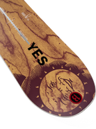 Burton 50th 94 Twin snowboard for men, showing the topsheet design and tail detail on a snowboarding hardgoods board.
