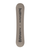 2027 Bataleon Disaster+ snowboard with detailed base design, men's all-mountain hardgoods snowboard for winter sports.