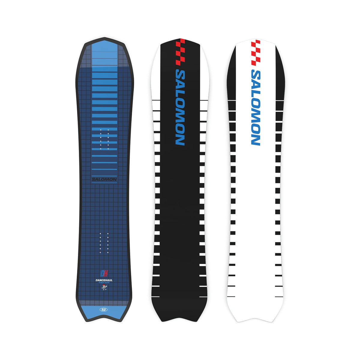 2027 Salomon Dancehaul Snowboard - topsheet and alternate base graphics