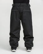 Volcom Men's Arthur 20K snow pants in black, side view