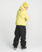 Volcom men's Arthur 20K snow pants in black, side view