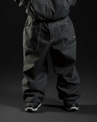 Volcom men's Lapper snow pants in black, side view