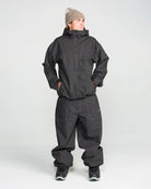 Volcom Men's Lapper snow pants in black, 2027 model, side view